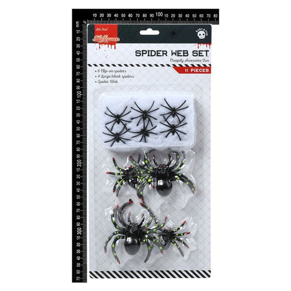 Art Star Halloween Spider Web Set 27 x 17.5cm - Image 3