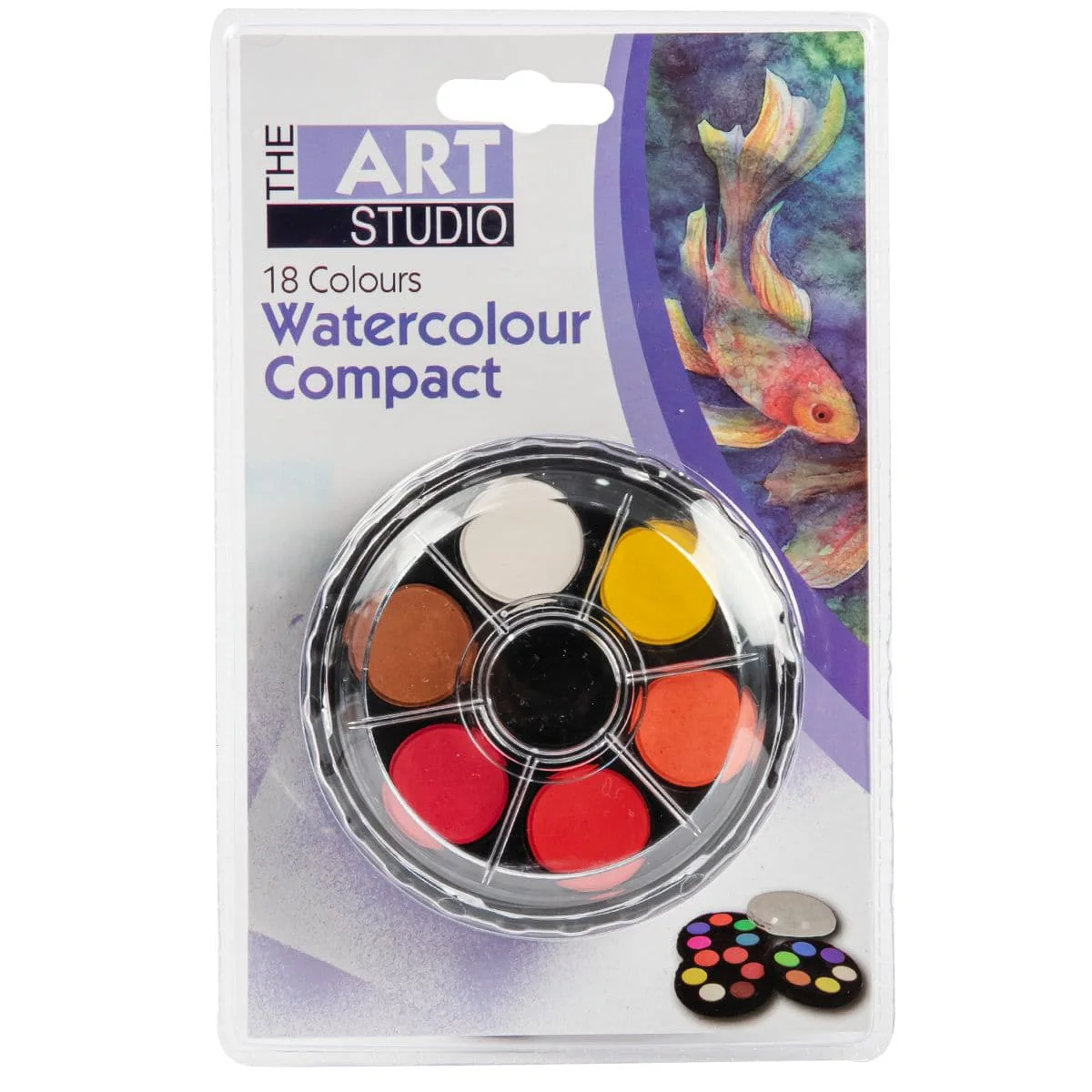 The Art Studio 3 Tier Watercolour Compact 18 Assorted Colours - Image 6