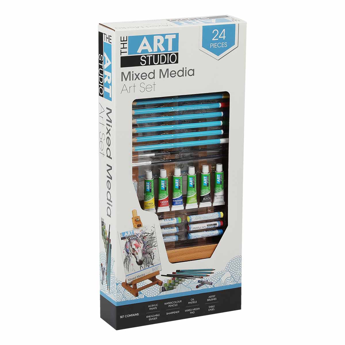 The Art Studio 24pc Mixed Media Art Set - Image 4