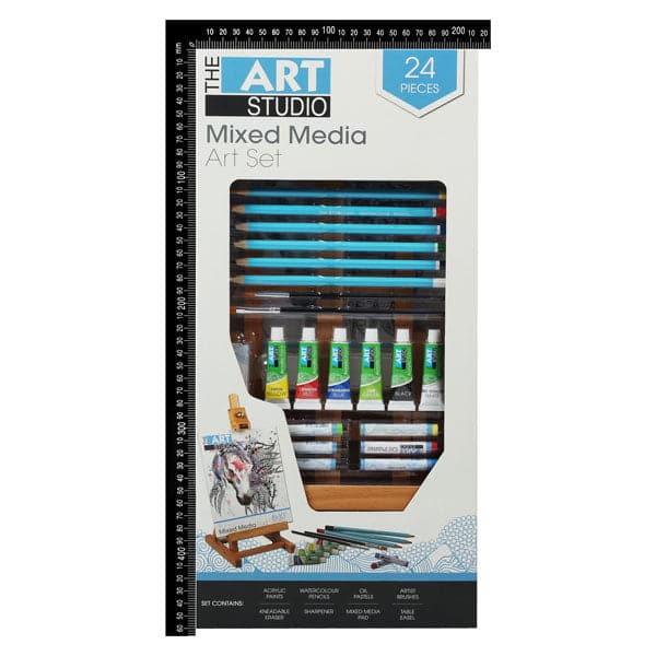 The Art Studio 24pc Mixed Media Art Set - Image 6