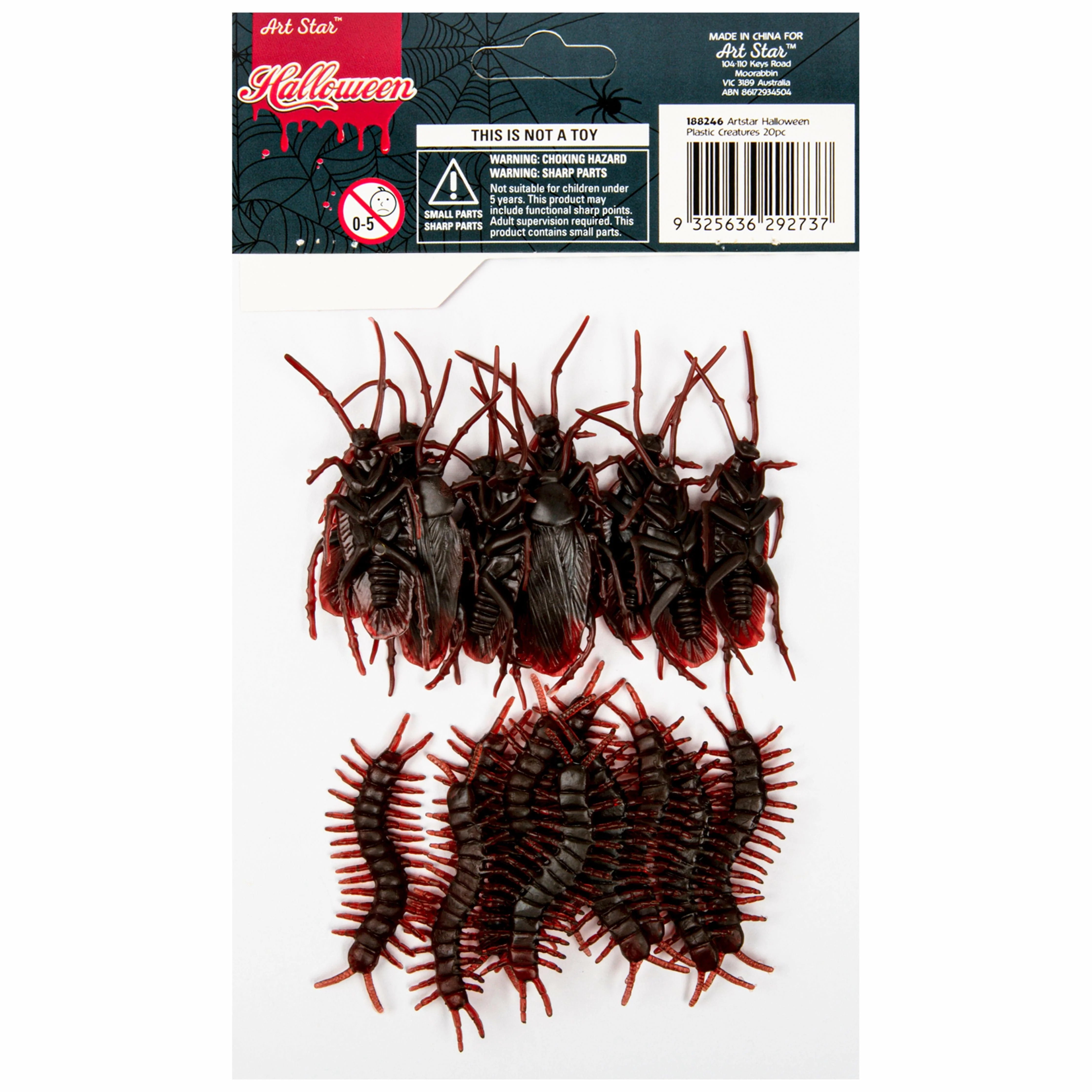 Art Star Halloween Plastic Creatures (20 Pieces) - Image 5