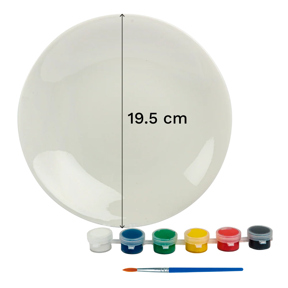 Art Star Christmas Paint Your Own Santa Plate 19cm - Image 5