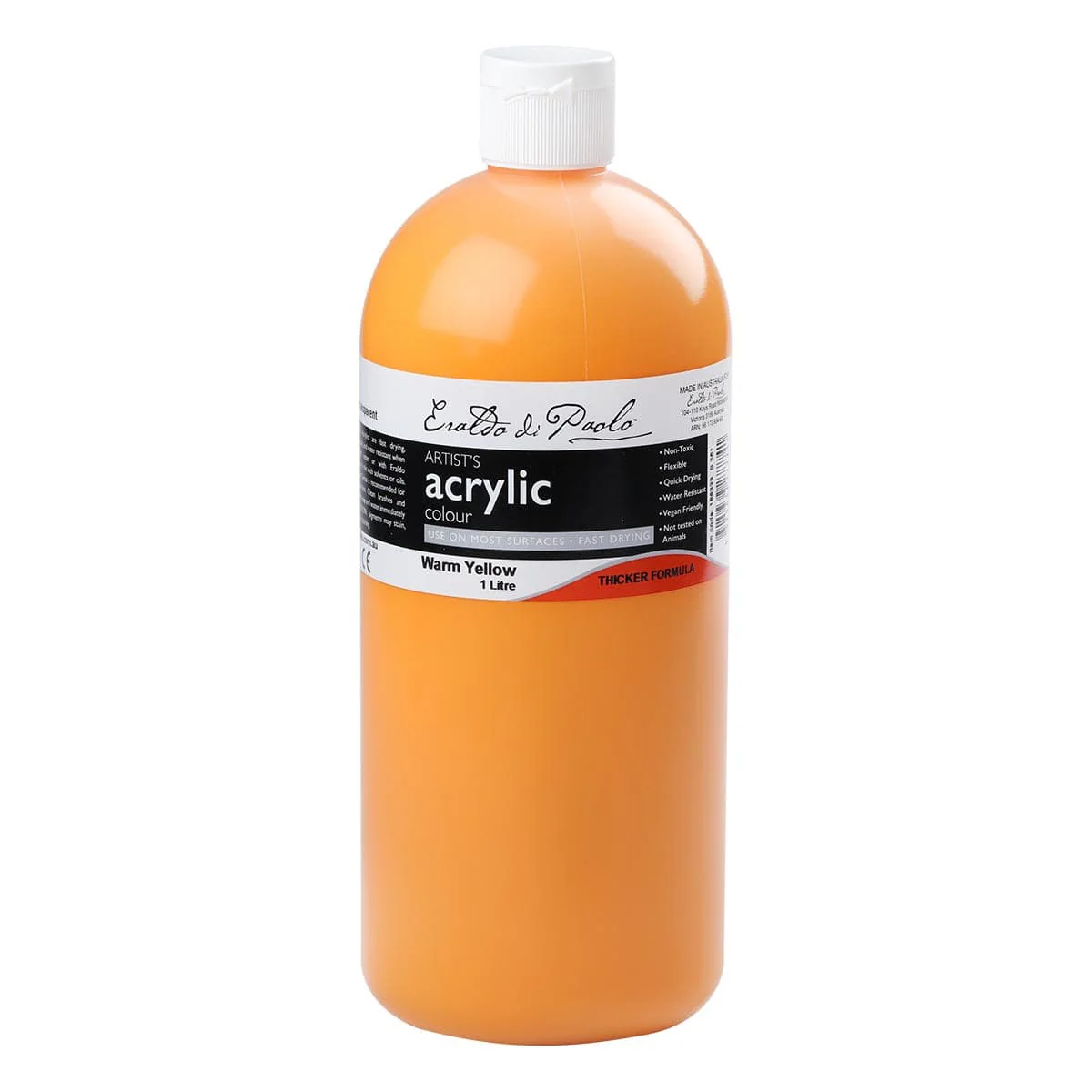 Eraldo di Paolo Acrylic Paint Warm Yellow 1L - Image 3