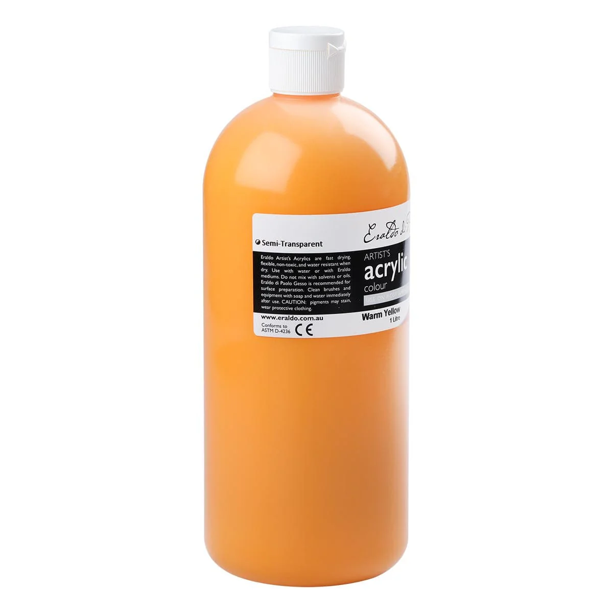 Eraldo di Paolo Acrylic Paint Warm Yellow 1L - Image 5