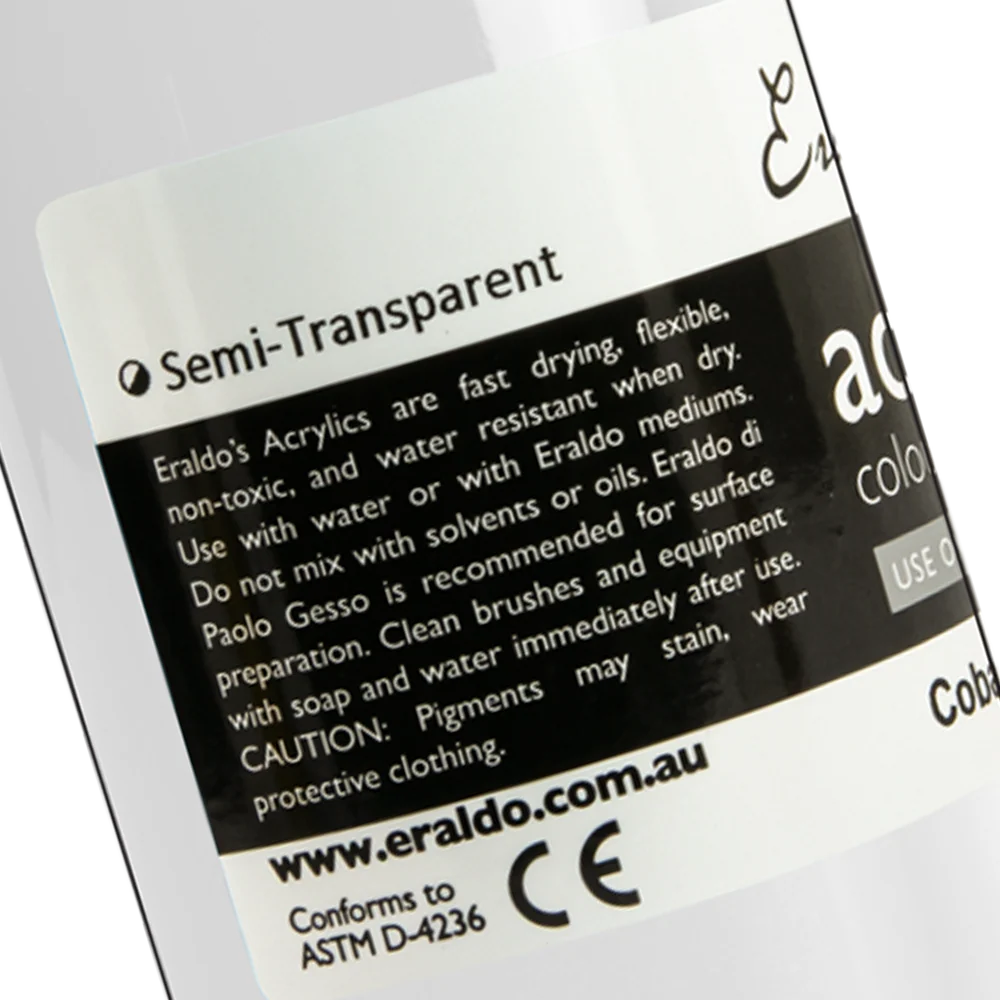 Eraldo Di Paolo Acrylic Paint Warm Yellow 250ml - Image 3