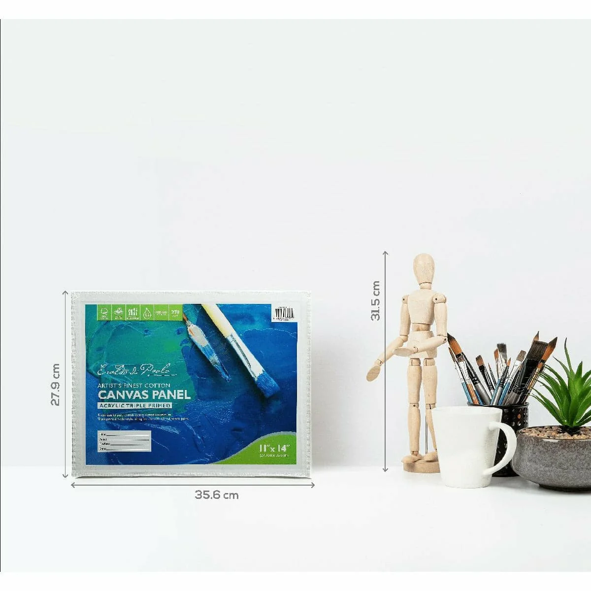 11 x 14 Inches Eraldo di Paolo Canvas Panel - Image 3