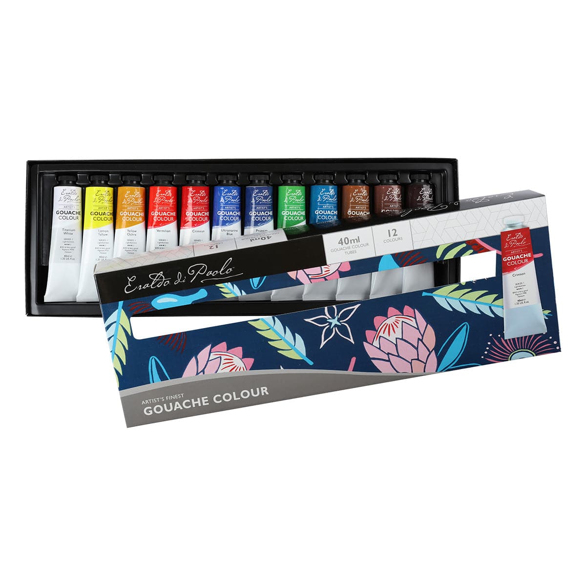 Eraldo di Paolo Gouache 12 x 40ml Tube Pack - Image 5