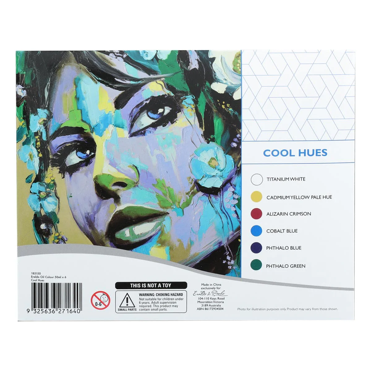 Eraldo di Paolo Oil Paint Cool Hues 6 x 50ml - Image 3