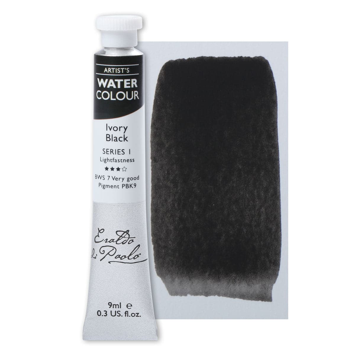 Eraldo di Paolo Watercolour Ivory Black 9ml - Image 4