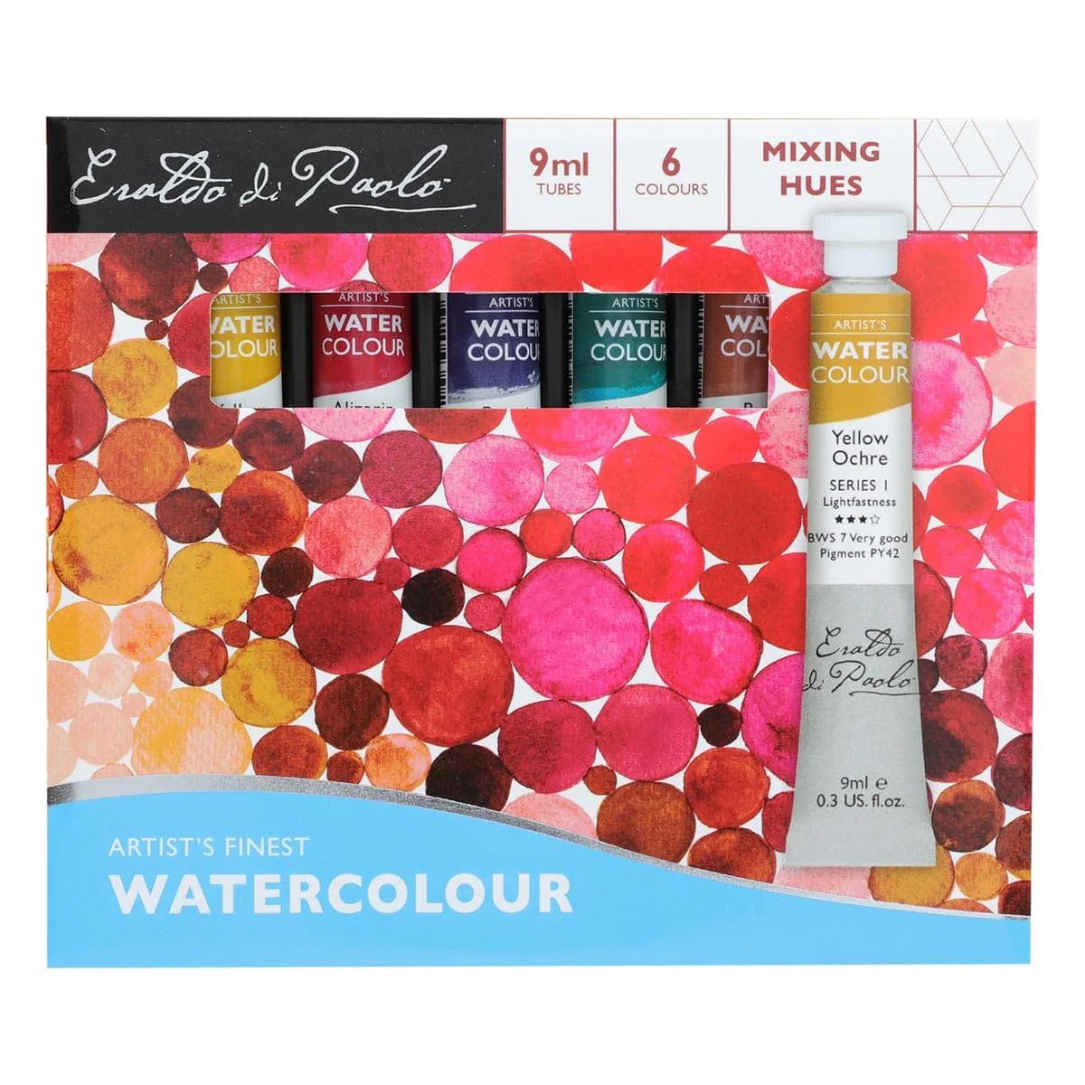 Eraldo di Paolo Watercolour Paint Mixing Hues 6 x 9ml - Image 3