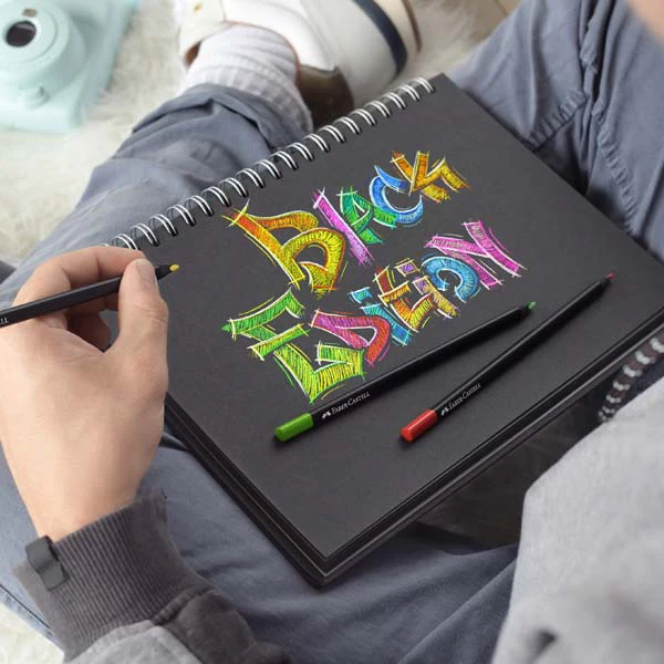 Faber Castell Black Edition Colour Pencils, Assorted Colours - 12 Pack - Image 7