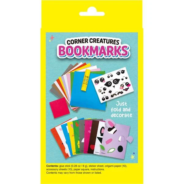 Faber Castell Creativity For Kids Corner Creature Origami Bookmarks Mini Kit - Image 3