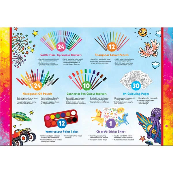 Faber Castell Epic Creativity Case - 112 Pieces - Image 4