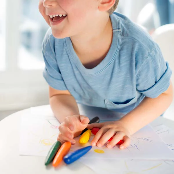 Faber Castell Little Creatives Easy Grasp Finger Crayons, Assorted Colours - 6 Pack - Image 7