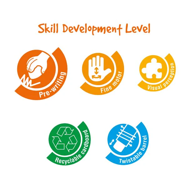 Faber Castell Little Creatives Jumbo Creamy Crayons, Assorted Colours - 6 Pack - Image 6