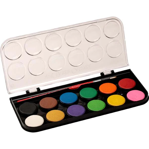 Faber Castell Watercolour Cakes, Assorted Colours - Set of 12 - Image 4