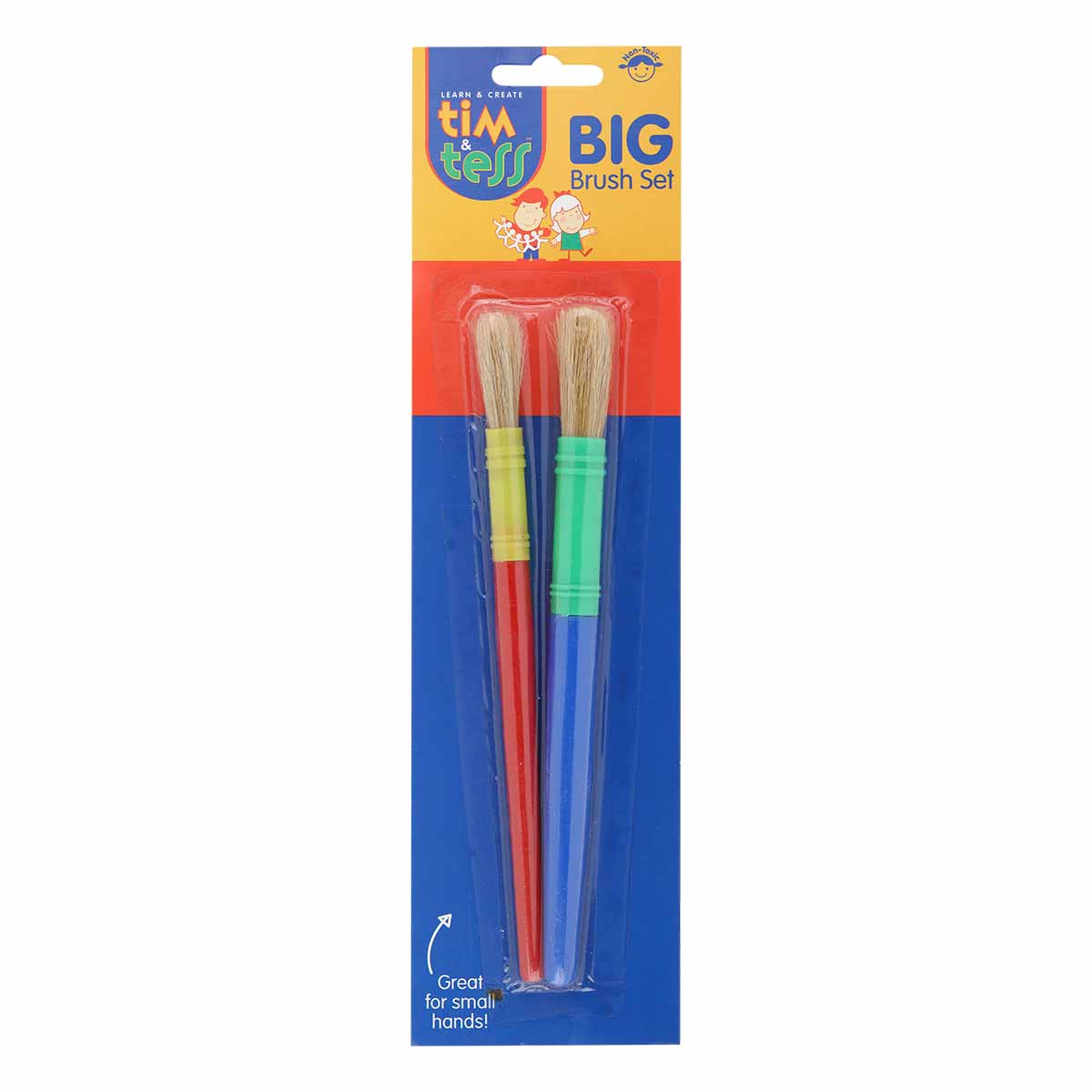 Tim & Tess Kids Round Brush Set 2 Pieces - Image 5