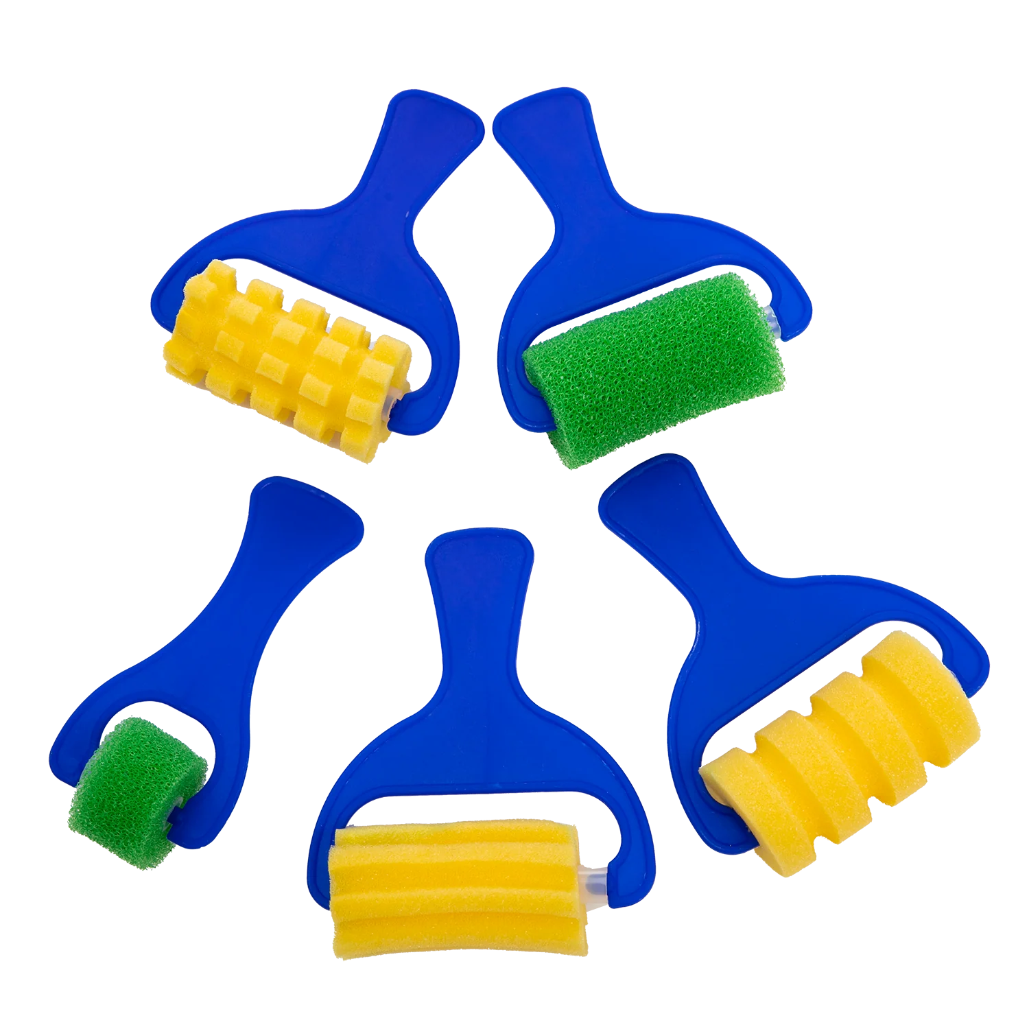 Tim & Tess Patterned Foam Rollers Set (5 Pieces) - Image 5